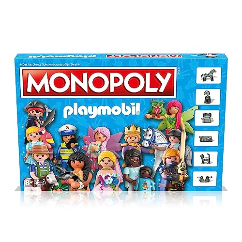 Winning Moves - Monopoly - Playmobil - Brettspiel - Alter 8+ - Deutsch von Winning Moves
