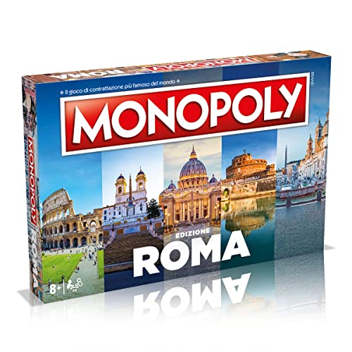 Winning Moves Monopoly Rome City – Brettspiele für Erwachsene, Brettspiele für Kinder, Brettspiele für 2, 2 bis 6 Personen, Alter 8+ Winning Moves Monopoly Rome City – Brettspiele für Erwachsene, Brettspiele für Kinder, Brettspiele für 2, 2 bis 6 Personen, Alter 8+ von Winning Moves