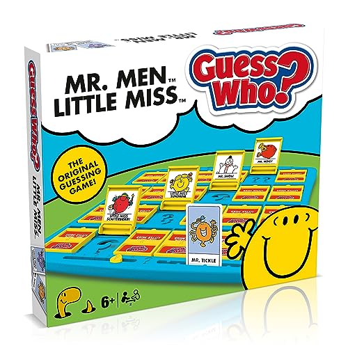 Winning Moves Mr Men und Little Miss Ratet mal, wer? Brettspiel: Spielen Sie mit Mr. Grumpy, Mr. Funny, Mrs. Happy und Mr. Sad, um den Charakter Ihres Gegners zu erraten. Ein tolles Geschenk für Kinde von Winning Moves