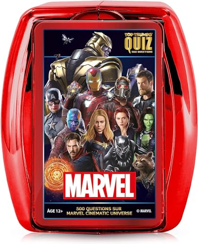 Winning Moves Quiz Marvel Cinematic Universe 500 Fragen, 0299, französische Version Winning Moves Quiz Marvel Cinematic Universe 500 Fragen, 0299, französische Version von Winning Moves