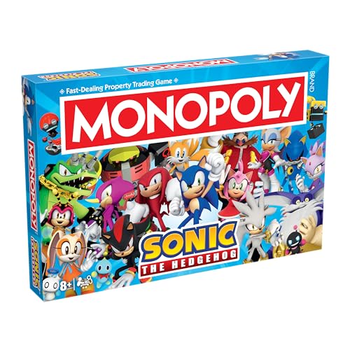 Winning Moves Sonic the Hedgehog Monopoly-Brettspiel für 2-6 Spieler und ein tolles Geschenk für Fans ab 8 Jahren Winning Moves Sonic the Hedgehog Monopoly-Brettspiel für 2-6 Spieler und ein tolles Geschenk für Fans ab 8 Jahren von Winning Moves