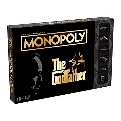 Winning Moves The Godfather Monopoly Brettspiel, Advance to Johnny Fontane, Kay Adams and Michael Corleone, expand your empire and trade your way to victory, 2-6 player game Winning Moves The Godfather Monopoly Brettspiel, Advance to Johnny Fontane, Kay Adams and Michael Corleone, expand your empire and trade your way to victory, 2-6 player game von Winning Moves