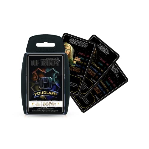 Winning Moves Top Trumps Harry Potter und die Helden von Hogwarts – Kartenspiel – für 2 bis 6 Spieler – ab 6 Jahren – französische Version von Winning Moves