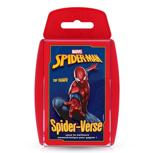 Winning Moves - Top Trumps – Spiderman – Kartenspiele – Gesellschaftsspiel – französische Version von Winning Moves