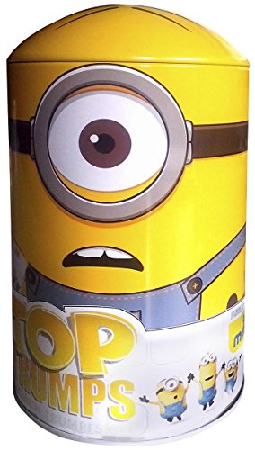 Top Trumps Minions Tin - die 15 cm hohe Figur und das Premium Trumpfspiel sind ein Must-have für Fans (Deutsch) von Winning Moves