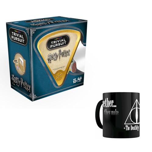 Winning Moves - Trivial Pursuit Harry Potter Vol. 1 - Harry Potter Fanartikel + Zaubertasse - Alter 12+ - Deutsch, V-17874 von Winning Moves