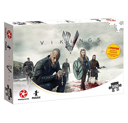 Winning Moves WIN11514 Vikings Puzzle The World Will be Ours, 500 pc, Mehrfarbig von Winning Moves
