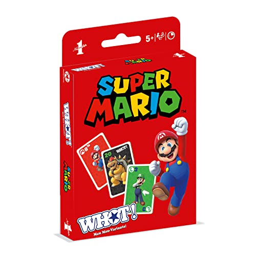 Winning Moves - WHOT! Mau Mau-Variante - Super Mario - Kartenspiel - Alter 5+ - Deutsch von Winning Moves