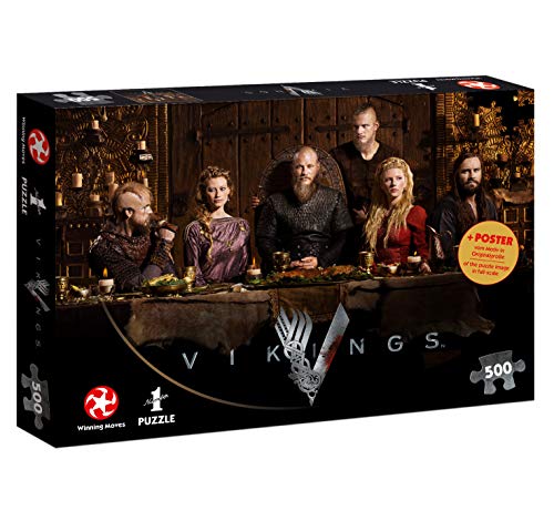 Winning Moves WIN11507 Number 1 Wikinger Teile Puzzle: Vikings Ragnar's Court, 500 pc, Mehrfarbig Winning Moves WIN11507 Number 1 Wikinger Teile Puzzle: Vikings Ragnar's Court, 500 pc, Mehrfarbig von Winning Moves