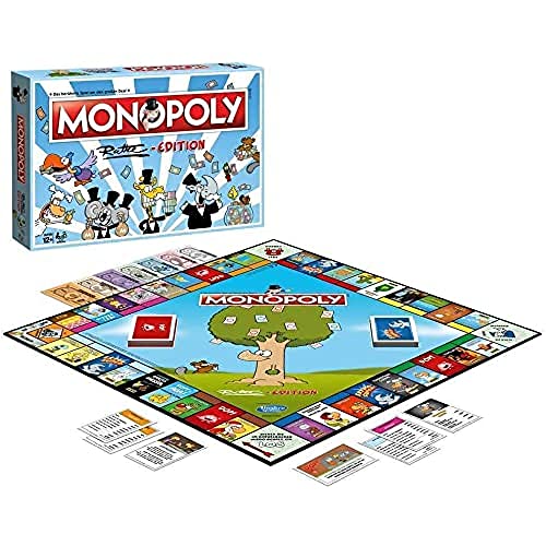 Winning Moves WIN45144 Edition-Das beliebteste Brettspiel im Cartoon-Style für die ganze Familie Monopoly: Ruthe, Mehrfarbig von Winning Moves