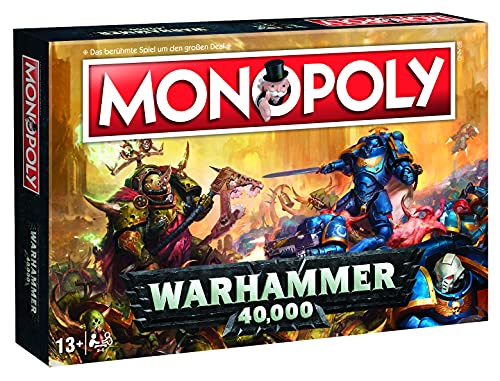 Winning Moves WIN45342 Warhammer 40.000 Monopoly 40K, Mehrfarbig von Winning Moves