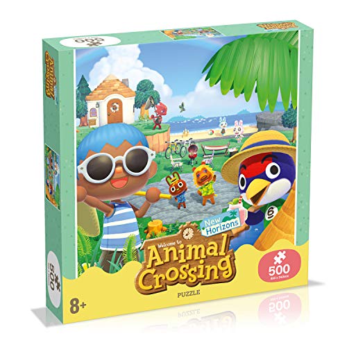 Winning Moves WM00953-ML1-6 Animal Crossing Tier Puzzle Teile, Mehrfarbig, 500 Piece von Winning Moves