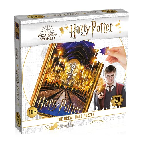 Winning Moves WM01005-ML1-6 Großer Raum – 500 Stück Harry Potter Puzzle, Mehrfarbig von Winning Moves