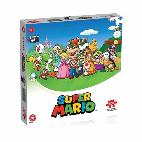 Winning Moves WM01639-ML1-6 Super Mario Brothers Puzzle, Mehrfarbig von Winning Moves