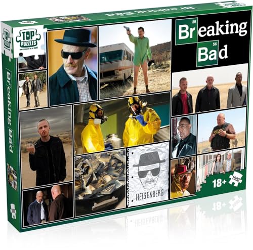 Winning Moves WM02683-ML1-6 Puzzle Breaking Bad Patchwork 1000 Teile von Winning Moves