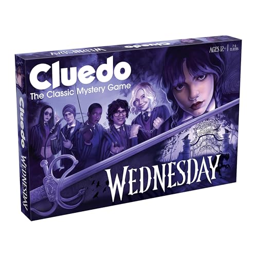 Winning Moves Wednesday Cluedo klassisches Brettspiel, perfekt für 2-6 Spieler und ein tolles Geschenk für Fans ab 12 Jahren Winning Moves Wednesday Cluedo klassisches Brettspiel, perfekt für 2-6 Spieler und ein tolles Geschenk für Fans ab 12 Jahren von Winning Moves