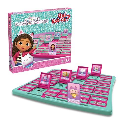 Winning Moves Wer ist Gabby und das magische Haus – Wer ist Dieses Gesellschaftsspiel – Spiele für Kinder 6+ – Brettspiel Gabby und das magische Haus – Gesellschaftsspiele für Familie, Grün von Winning Moves