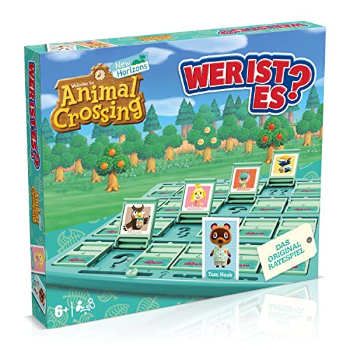 Winning Moves - Wer ist es? - Animal Crossing - Animal Crossing Merch - Alter 6+ - Deutsch, 27 x 6 x 27 cm von Winning Moves