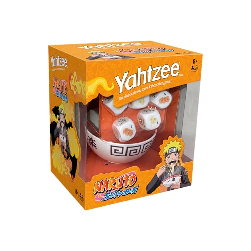 Winning Moves Yahtzee Naruto Shippuden Special Edition Würfelspiel - Roll Ichiraku Ramen Zutaten, Familienstrategischer Spaß, Reisespiel, klassisches Spiel für Naruto-Fans Winning Moves Yahtzee Naruto Shippuden Special Edition Würfelspiel - Roll Ichiraku Ramen Zutaten, Familienstrategischer Spaß, Reisespiel, klassisches Spiel für Naruto-Fans von Winning Moves