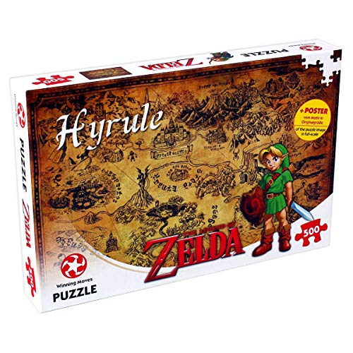 Winning Moves Zelda Hyrule Field Karte 500 Stück Puzzle von Winning Moves