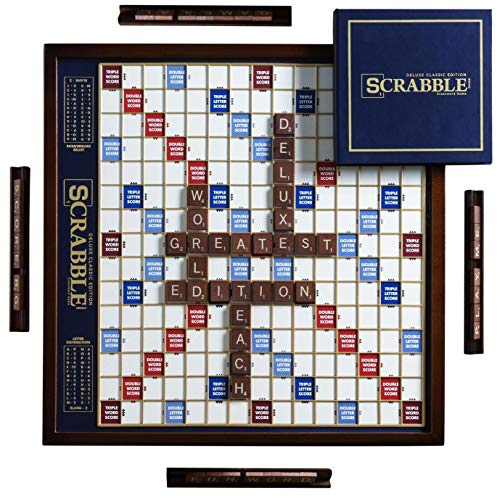 Scrabble Deluxe Wooden Edition with Rotating Game Board by Winning Solutions von WS Game Company