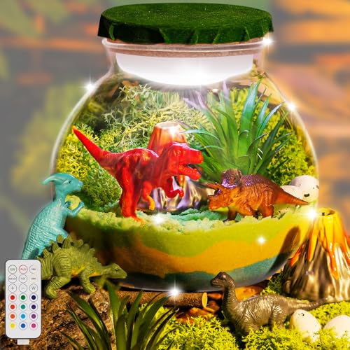 Winnrok Dinosaurier Terrarium Set, Dino Bastelset Nachtlicht, Dinosaurier Spielzeug, Oster Geschenk Junge 8 Jahre, Dinosaurier Geschenk für Kinder Jungen ab 4 5 6 7 8 9 10 11 12 Winnrok Dinosaurier Terrarium Set, Dino Bastelset Nachtlicht, Dinosaurier Spielzeug, Oster Geschenk Junge 8 Jahre, Dinosaurier Geschenk für Kinder Jungen ab 4 5 6 7 8 9 10 11 12 von Winnrok