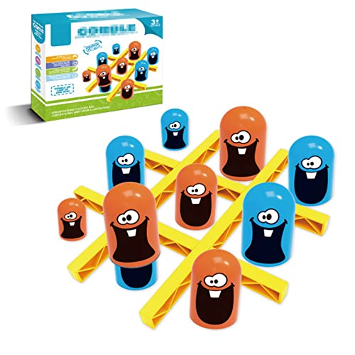 Big Eat Small Tic Tac Toe Game Set, Board Game Innen, Surprise Tic Tac Toe, Blue Orange Gobblet Gobblers Board Game, Family Games to Play and Classic Game Home Decor Big Eat Small Tic Tac Toe Game Set, Board Game Innen, Surprise Tic Tac Toe, Blue Orange Gobblet Gobblers Board Game, Family Games to Play and Classic Game Home Decor von Winnsell