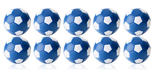 Robertson Kickerball Winspeed 35 mm 10er Set blau-weiß, farbecht, Abriebfest und langlebig, für Tischfußball und Tischkicker Robertson Kickerball Winspeed 35 mm 10er Set blau-weiß, farbecht, Abriebfest und langlebig, für Tischfußball und Tischkicker von Robertson