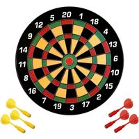 Karella 484501 - Dartboard Magnet - Modell Family inkl. 6 Magnetdarts von Winsport