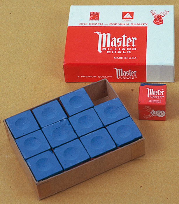 Kreide für Billard Master blau, 12 Stück Kreide für Billard Master blau, 12 Stück von Winsport