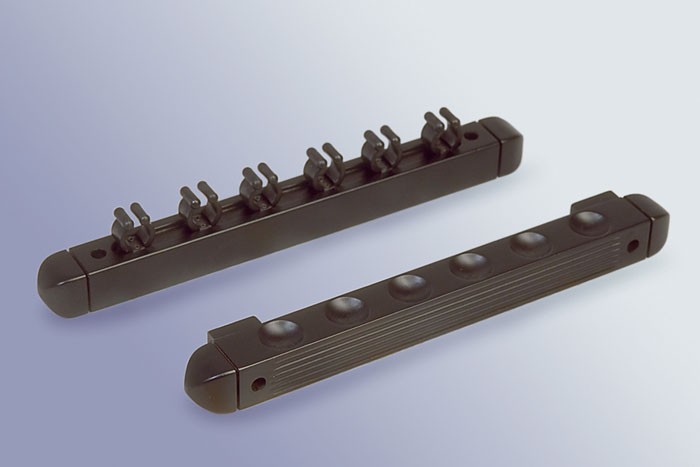 Wandhalter für Queue 6 Stück, Länge 35 cm, schwarz Wandhalter für Queue 6 Stück, Länge 35 cm, schwarz von Winsport