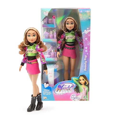 Winx Club Beauty Pop Doll – Flora with Fashion Concert Outfit & Glitter Gel – Fully Articulated Fairy Doll with Beauty Accessories – Official Toy for Girls – Ages 4+ Winx Club Beauty Pop Doll – Flora with Fashion Concert Outfit & Glitter Gel – Fully Articulated Fairy Doll with Beauty Accessories – Official Toy for Girls – Ages 4+ von Winx