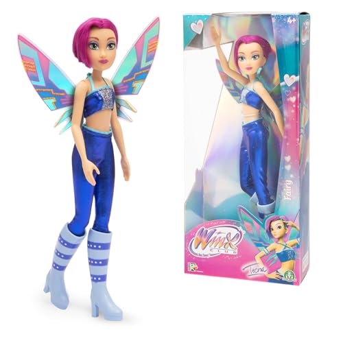 Winx Fairy Doll – Tecna with Glitter Wings & Articulated Joints – Removable Fairy Accessories – Tech-Inspired Transformation Look – Official Winx Club Toy for Girls – Ages 4+ Winx Fairy Doll – Tecna with Glitter Wings & Articulated Joints – Removable Fairy Accessories – Tech-Inspired Transformation Look – Official Winx Club Toy for Girls – Ages 4+ von Winx