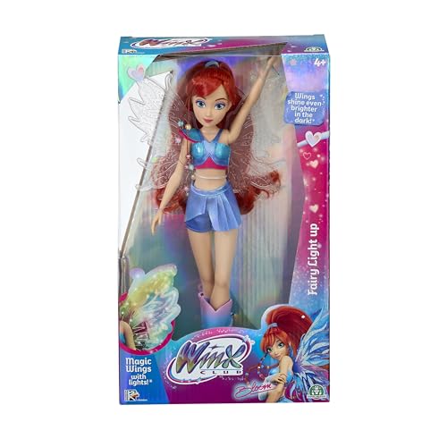 Winx Fairy Light Up Wings Doll – Bloom with Sparkling Outfit & Glowing Wings – 27cm Fashion Doll with Poseable Limbs – Interactive Light-Up Wings for Magical Play – Official Winx Club Toy – Ages 4+ Winx Fairy Light Up Wings Doll – Bloom with Sparkling Outfit & Glowing Wings – 27cm Fashion Doll with Poseable Limbs – Interactive Light-Up Wings for Magical Play – Official Winx Club Toy – Ages 4+ von Winx