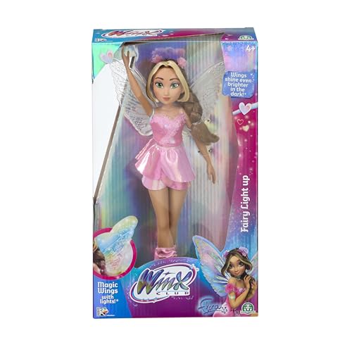 Winx Fairy Light Up Wings Doll – Flora with Sparkling Outfit & Glowing Wings – 27cm Fashion Doll with Poseable Limbs – Interactive Light-Up Wings for Magical Play – Official Winx Club Toy – Ages 4+ Winx Fairy Light Up Wings Doll – Flora with Sparkling Outfit & Glowing Wings – 27cm Fashion Doll with Poseable Limbs – Interactive Light-Up Wings for Magical Play – Official Winx Club Toy – Ages 4+ von Winx