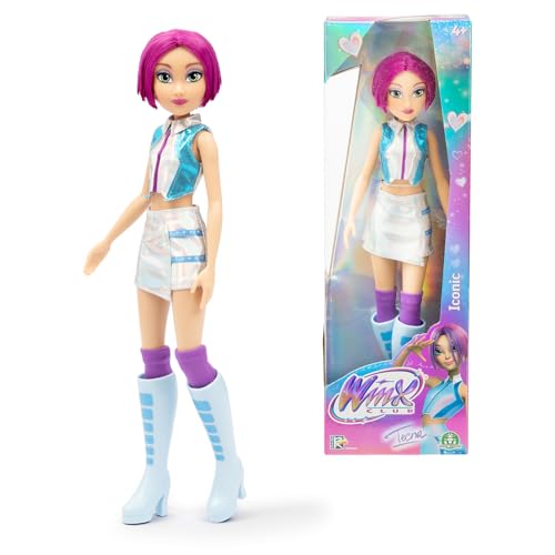 Winx Iconic Doll – Tecna with Signature Outfit & Articulated Joints – Classic 27cm Fashion Doll with Purple Bob & Silver Skirt – Official Winx Club Toy for Girls – Magical Adventure Play – Ages 4+ von Winx