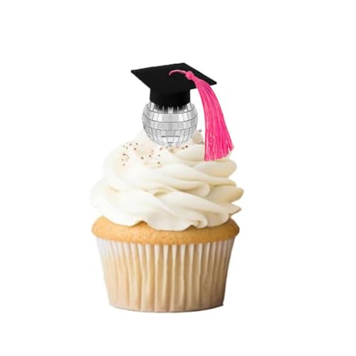 Wisafory 10 Stück Disco-kugel mit Abschlusskappe Mini Abschlussschokoladendekoration Cupcake Topper Disco Balls Kuchenaufsatz Tischdekoration für DJ Club Party Weihnachten Valentine Baum Hochzeit 3# Wisafory 10 Stück Disco-kugel mit Abschlusskappe Mini Abschlussschokoladendekoration Cupcake Topper Disco Balls Kuchenaufsatz Tischdekoration für DJ Club Party Weihnachten Valentine Baum Hochzeit 3# von Wisafory
