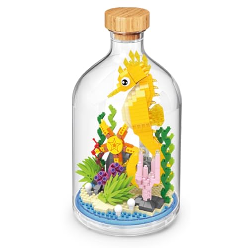 Bausatz mit Miniaturblöcken zum BAU von Insekten und kleinen Tieren. Inklusive Methacrylat-Flasche zum Schutz der Konstruktion. Seepferdchen Bausatz mit Miniaturblöcken zum BAU von Insekten und kleinen Tieren. Inklusive Methacrylat-Flasche zum Schutz der Konstruktion. Seepferdchen von WiseHawk