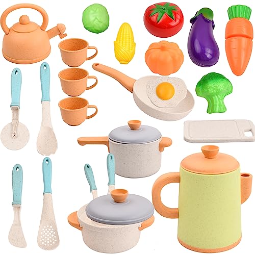 Wisebom Kinderküche Zubehör, Kinderküche Matschküche Zubehör Kinder Outdoor Küchen Spielzeug Rollenspiele Geschenk Spielküche Zubehör Topfset Kochgeschirr für Kinder ab 3 Jahren Wisebom Kinderküche Zubehör, Kinderküche Matschküche Zubehör Kinder Outdoor Küchen Spielzeug Rollenspiele Geschenk Spielküche Zubehör Topfset Kochgeschirr für Kinder ab 3 Jahren von Wisebom