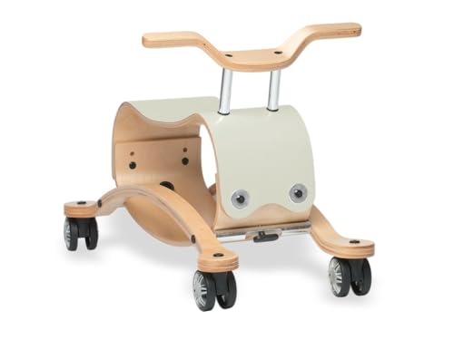 Wishbone 5008 - Schaukeltier und Rutschmobil, Flip 2 in 1, weiß von Wishbone