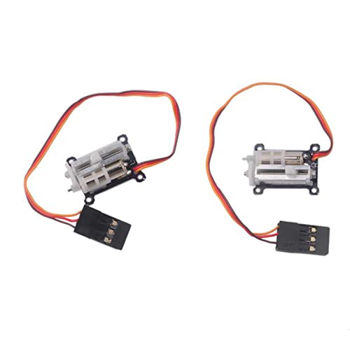 Wishiot Kleines 1,5 g Servo Mikrolineares Digital-Servo, leicht, Mini-Größe für Innenflugzeuge, kleines RC-Flugzeug, 2 Stück Wishiot Kleines 1,5 g Servo Mikrolineares Digital-Servo, leicht, Mini-Größe für Innenflugzeuge, kleines RC-Flugzeug, 2 Stück von Wishiot
