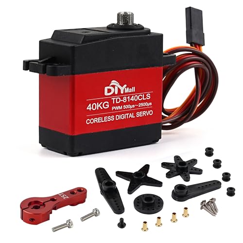 Wishiot TD-8140 40kg Digitaler Servomotor 43kg·cm Hohes Drehmoment, 360° Metallgetriebe Wasserdicht für Roboter/RC-Modelle/Industrieautomation Wishiot TD-8140 40kg Digitaler Servomotor 43kg·cm Hohes Drehmoment, 360° Metallgetriebe Wasserdicht für Roboter/RC-Modelle/Industrieautomation von Wishiot