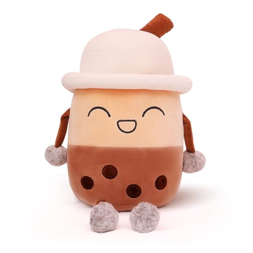 Wishstar Bubble Tea Kuscheltier Plüschtier 20cm - Plüschkissen Stofftier Schmusetier zum Kuscheln & Spielen von Wishstar