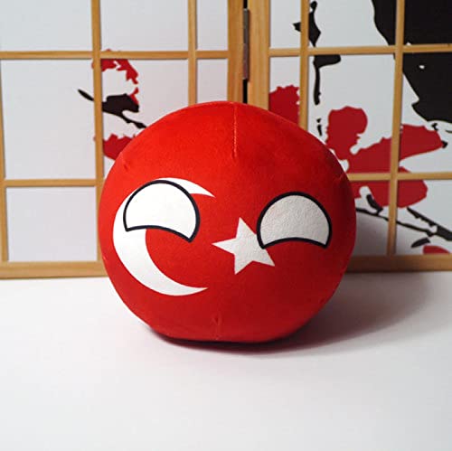 20 cm Polandball Plüschpuppen, Countryball USSR Usa Country Ball Stofftier, Anime Plüschkissen, Geburtstagsgeschenke Für Jungen Mädchen Osmanisches Reich von Wishtoy