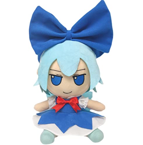 Kawaii Touhou Project Plüschpuppe, Cosplay Figur Stofftier, Geschenk Für Jungen Mädchen, 20Cm Cirno von Wishtoy