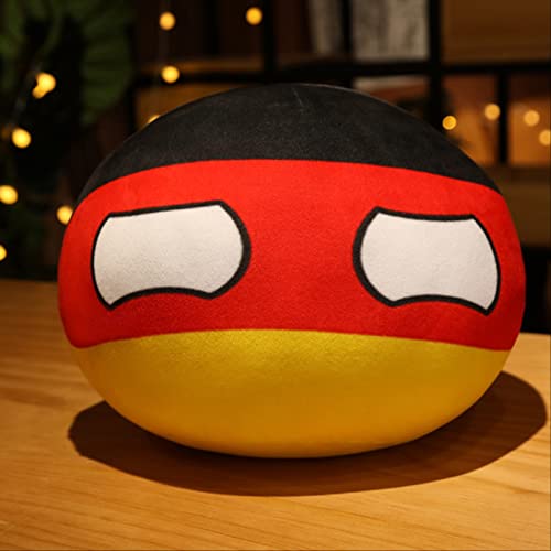 Wishtoy Cartoon Polandball Plüschtier, Countryball Gefüllte Puppenkissen, Country Ball Plüschtier, Kindergeburtstagsgeschenke 40Cm Deutschland Wishtoy Cartoon Polandball Plüschtier, Countryball Gefüllte Puppenkissen, Country Ball Plüschtier, Kindergeburtstagsgeschenke 40Cm Deutschland von Wishtoy
