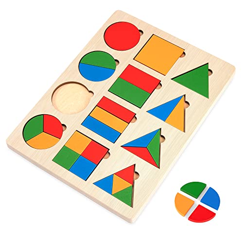 Holz Sortierspiel mit Geometrische Formen zum Stapeln, Montessori Steckpuzzle Puzzle Spielzeug mit 30 Teilen, Pädagogisches Motorikspielzeug für Klein-Kinder Holz Sortierspiel mit Geometrische Formen zum Stapeln, Montessori Steckpuzzle Puzzle Spielzeug mit 30 Teilen, Pädagogisches Motorikspielzeug für Klein-Kinder von Wisplye