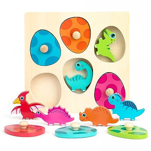 Holzpuzzle Montessori Dino Jigsaw Holzspielzeug Kinder Steckpuzzle Greifpuzzle Motorikspielzeug Sortierspiel Geschenk für Jungen Mädchen ab 3 4 5 Jahren Holzpuzzle Montessori Dino Jigsaw Holzspielzeug Kinder Steckpuzzle Greifpuzzle Motorikspielzeug Sortierspiel Geschenk für Jungen Mädchen ab 3 4 5 Jahren von Wisplye