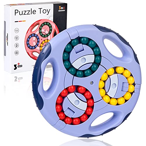 Magic Bean Rotierender Fingerwürfel Intelligenz Spielzeug, IQ Game Rotating Finger Cube Spiel Brain Fidget Toys, Lernspielzeug Dekompression Puzzle Toy Angst Linderung für Kinder Teens Erwachsene Magic Bean Rotierender Fingerwürfel Intelligenz Spielzeug, IQ Game Rotating Finger Cube Spiel Brain Fidget Toys, Lernspielzeug Dekompression Puzzle Toy Angst Linderung für Kinder Teens Erwachsene von Wisplye