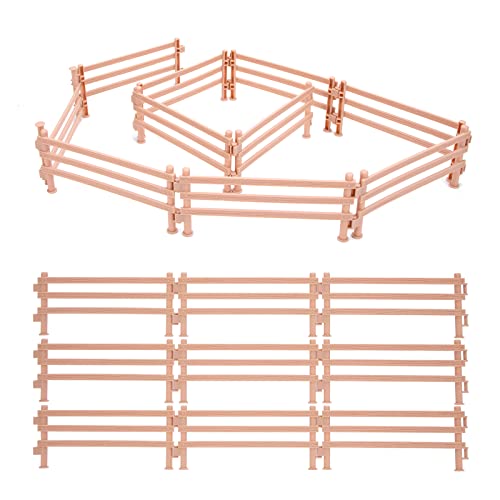 Wisplye Fence Spielset, Pferdezaun Spielzeug, 40 Stücke Pferd Corral Fechten Zubehör für Bauernhof Scheune Koppel Pferd Stall Nutztier, Farm Zaun Panel, Kunststoff Micro Landschaft Deko Wisplye Fence Spielset, Pferdezaun Spielzeug, 40 Stücke Pferd Corral Fechten Zubehör für Bauernhof Scheune Koppel Pferd Stall Nutztier, Farm Zaun Panel, Kunststoff Micro Landschaft Deko von Wisplye